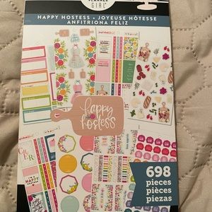 Happy Hostess classic size Happy Planner Sticker Book Unused
